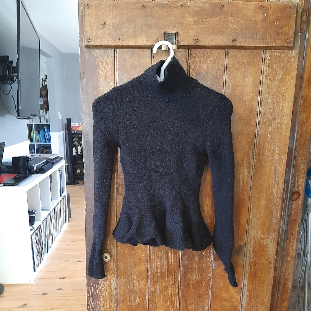 Peplum sweater
